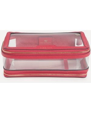 Anya Hindmarch Logo In-Flight Case - Red