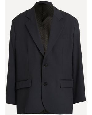 Acne Studios Relaxed Fit Suit Jacket Dark - Blue