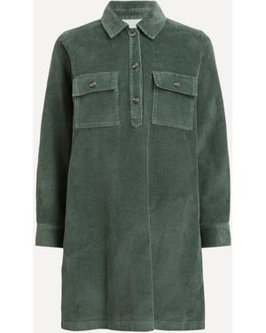 A.P.C. A. P.C. Mia Almond Corduroy Dress - Green