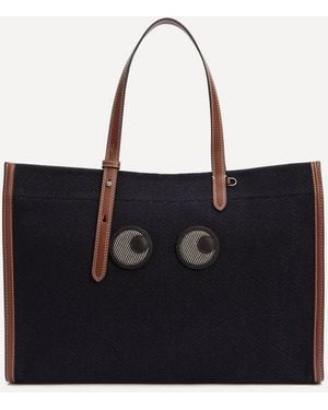 Anya Hindmarch E/W Eyes Tote Bag Luxury Christmas Gift / Present - Black