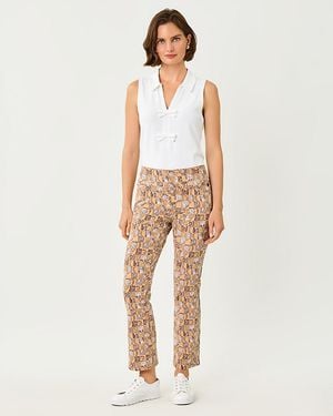 Lilly Pulitzer Upf 50+ Luxletic 28" Corso Kick Flare Pant - Natural