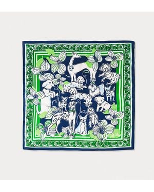 Lilly Pulitzer Poinciana Silk Scarf - Green