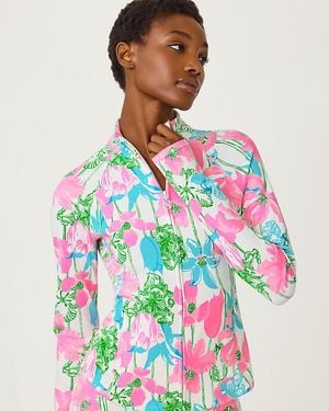 Lilly Pulitzer Upf 50+ Luxletic Barbados Zip-Up Jacket - Multicolor