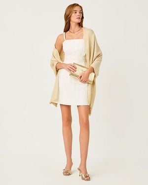 Lilly Pulitzer Logo Jacquard Wrap - Natural