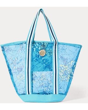 Lilly Pulitzer Printed Mesh Tote - Blue
