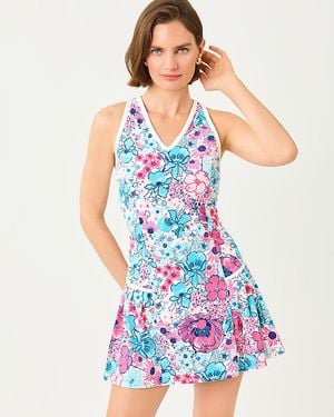 Lilly Pulitzer Upf 50+ Luxletic Bacio Active Dress - Blue