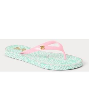 Lilly Pulitzer Pool Flip Flop - Green