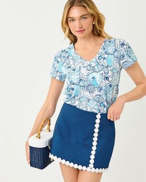 Lilly Pulitzer Maryetta Top - Blue