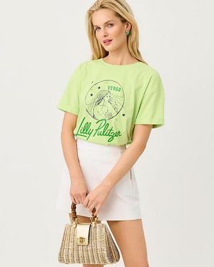 Lilly Pulitzer Stella Virgo Zodiac Knit Top - Green