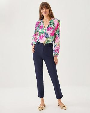 Lilly Pulitzer 29" Ana High Rise Pant - Blue