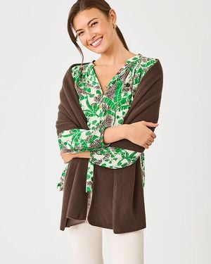 Lilly Pulitzer Lanelle Cashmere Wrap - Green