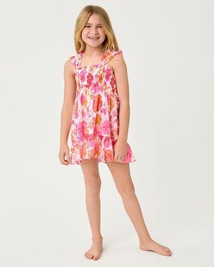 Lilly Pulitzer Girl's Mini Hadly Dress - Red