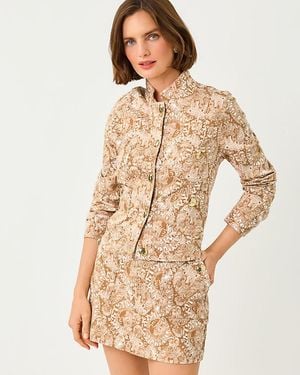 Lilly Pulitzer Shepa Denim Jacket - Natural
