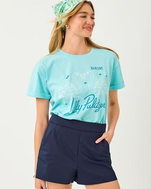 Lilly Pulitzer Stella Gemini Zodiac T-shirt - Blue