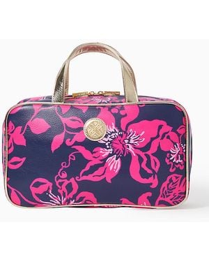 Lilly Pulitzer Makeup Case & Matching Pouches - Pink