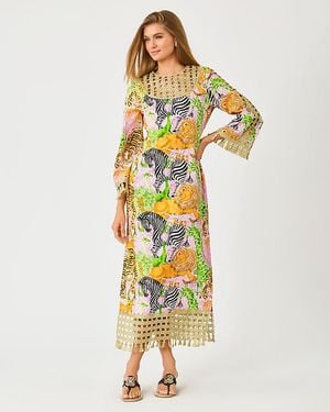 Lilly Pulitzer Strothers Stretch Maxi Shift Dress - Multicolor
