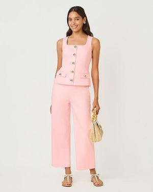 Lilly Pulitzer 26" Sarissa High Rise Crop Pant - Pink