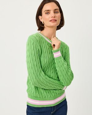Lilly Pulitzer Brockton Crew Neck Sweater - Green