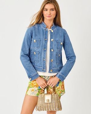 Lilly Pulitzer Shepa Denim Jacket - Blue