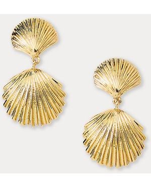 Lilly Pulitzer Loren Hope De La Mer Shell Earrings - Metallic