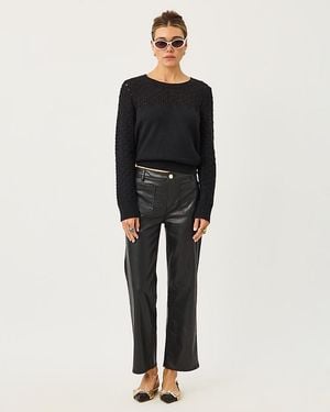 Lilly Pulitzer 27" Harleen High Rise Coated Jean - Black