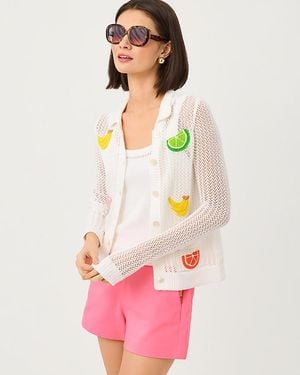 Lilly Pulitzer Cormac Mesh Sweater Set - Pink