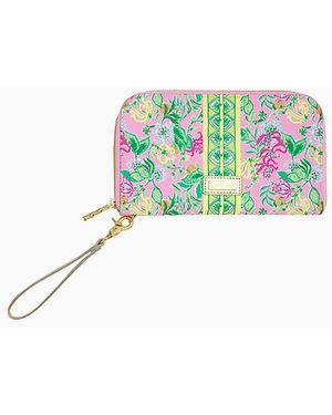 Lilly Pulitzer Passport Travel Wallet - Green