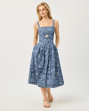 Lilly Pulitzer Calloway Midi Dress - Blue