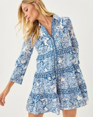 Lilly Pulitzer Angie Shirtdress - Blue