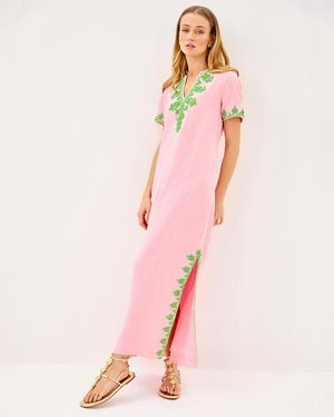 Lilly Pulitzer Ariella Linen Maxi Dress - Pink