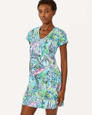 Lilly Pulitzer Etta Short Sleeve Dress - Blue