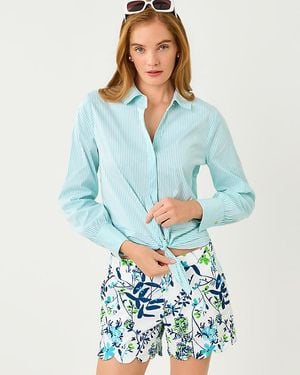 Lilly Pulitzer The Tie Lilly Shirt - Blue