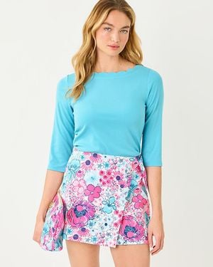 Lilly Pulitzer Gleeson Knit Top - Blue