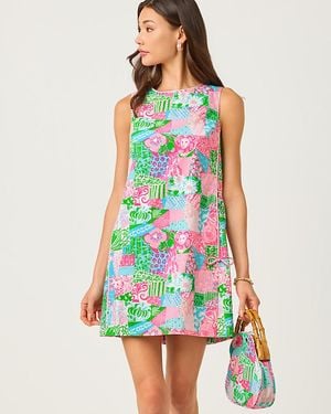 Lilly Pulitzer Ettie Stretch Shift Dress - Green