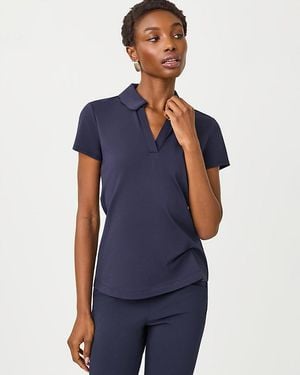 Lilly Pulitzer Upf 50+ Luxletic Frida Scallop Polo - Blue