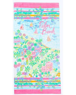 Lilly Pulitzer Destination Beach Towel - White