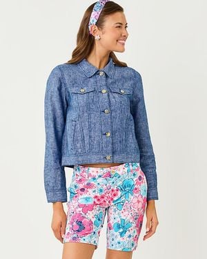 Lilly Pulitzer 9" Natia Knit Short - Blue