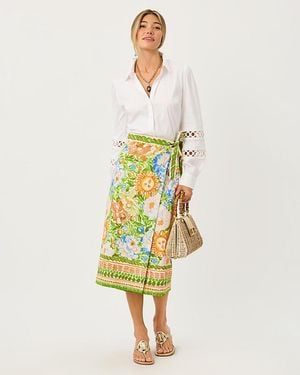 Lilly Pulitzer Dustin Midi Skirt - White
