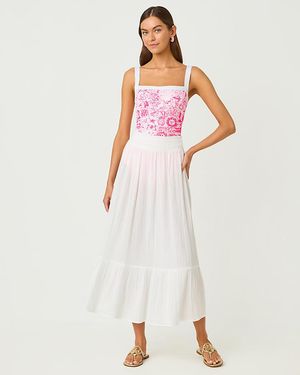Lilly Pulitzer Enzo Maxi Skirt Cover-Up - White