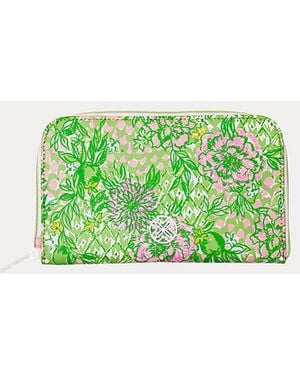 Lilly Pulitzer Passport Travel Wallet - Green