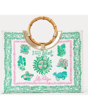 Lilly Pulitzer Oasis Canvas Tote - Gray