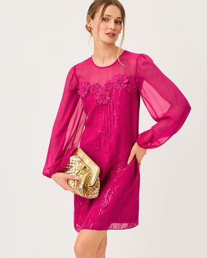Lilly Pulitzer Gail Silk Dress - Pink