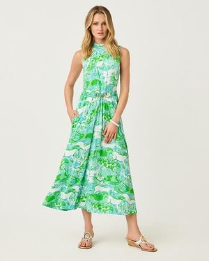Lilly Pulitzer Colman Midi Dress - Green