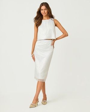 Lilly Pulitzer Cordae Midi Skirt - White