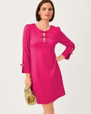 Lilly Pulitzer Leyland 3/4 Sleeve Shift Dress - Pink
