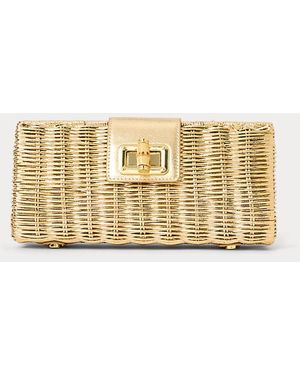 Lilly Pulitzer Leena Wicker Clutch - Natural