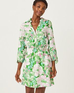 Lilly Pulitzer Abralynn Linen Shirtdress - Green