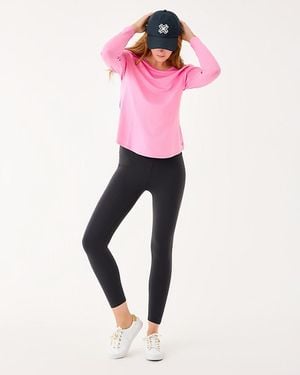 Legging Cropped Lilly Pulitzer Luxletic Weekender - Taille L - Arc-en-ciel Soleil - NEUF
