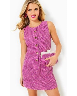 Lilly Pulitzer Bindy Shift Romper Dress - Purple