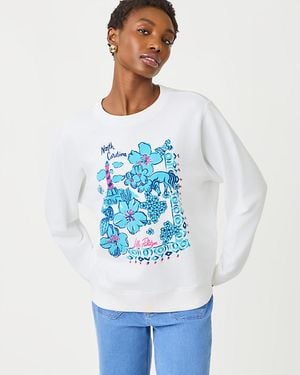 Lilly Pulitzer Ballad Cotton Sweatshirt - Blue